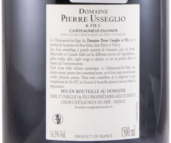 2015 Pierre Usseglio Châteauneuf-du-Pape red 1.5L