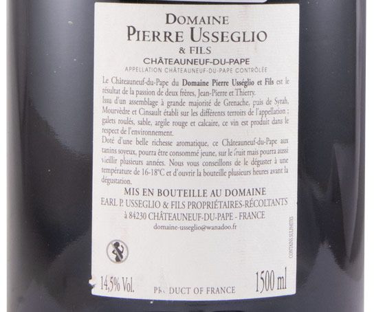 2016 Pierre Usseglio Châteauneuf-du-Pape tinto 1,5L