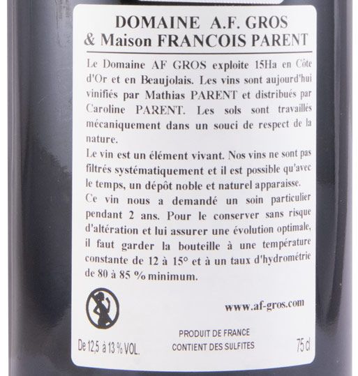 2014 Domaine A.F. Gros Les Pezerolles Pommard Premier Cru Côte de Beaune tinto