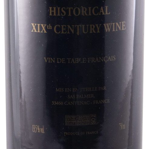 2017 Château Palmer Historical 19th Century Margaux tinto