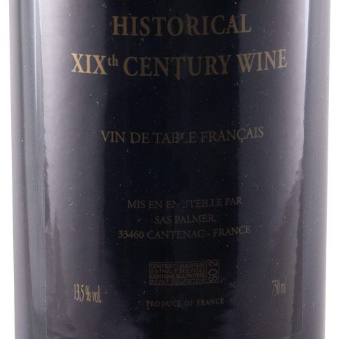 2017 Château Palmer Historical 19th Century Margaux red 2017 Château Palmer Historical 19th Century Margaux red