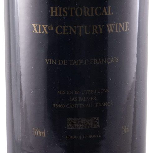 2017 Château Palmer Historical 19th Century Margaux red