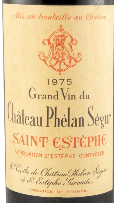 1975 Château Phélan Ségur Saint-Estèphe red 73cl