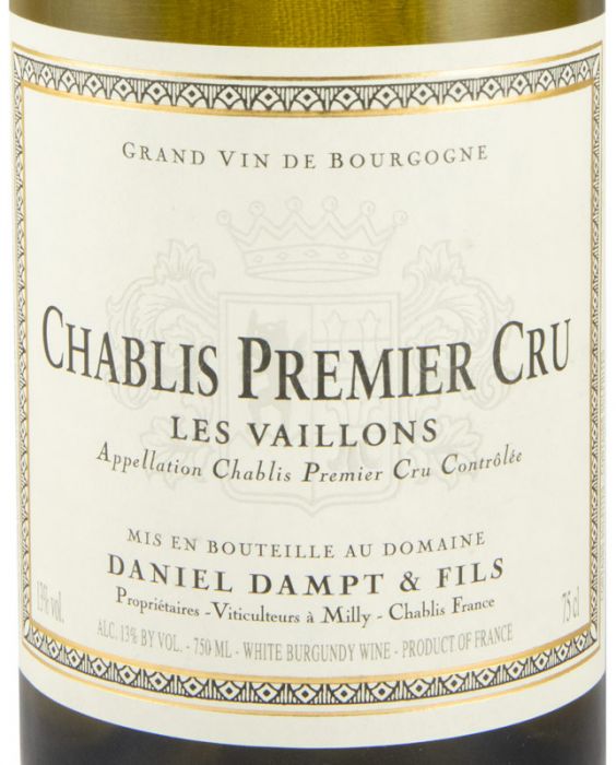 2023 Domaine Daniel Dampt Les Vaillons Premier Cru Chablis branco