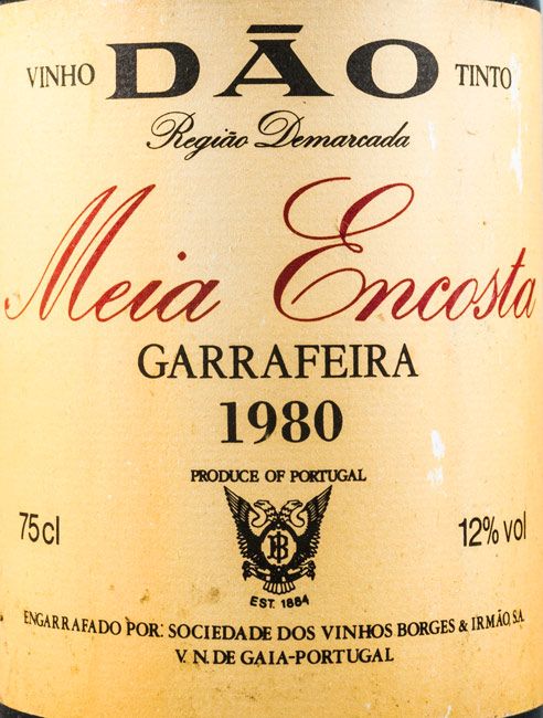 1980 Meia Encosta Garrafeira tinto