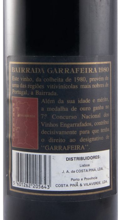 1980 CRF Garrafeira Bairrada tinto