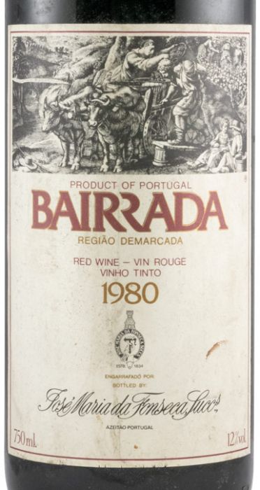 1980 José Maria da Fonseca Bairrada tinto