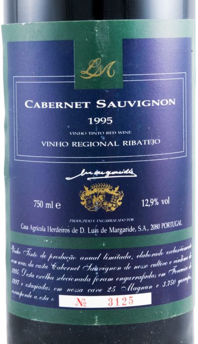 1995 Margaride Cabernet Sauvignon red