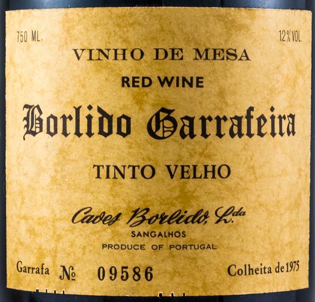 1975 Borlido Garrafeira tinto