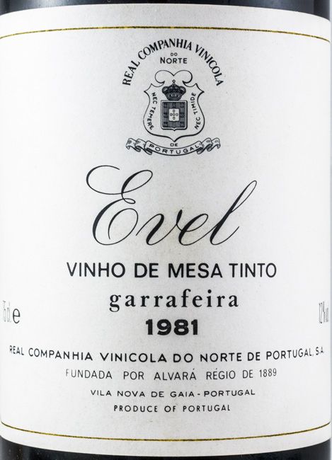 1981 Evel Garrafeira tinto
