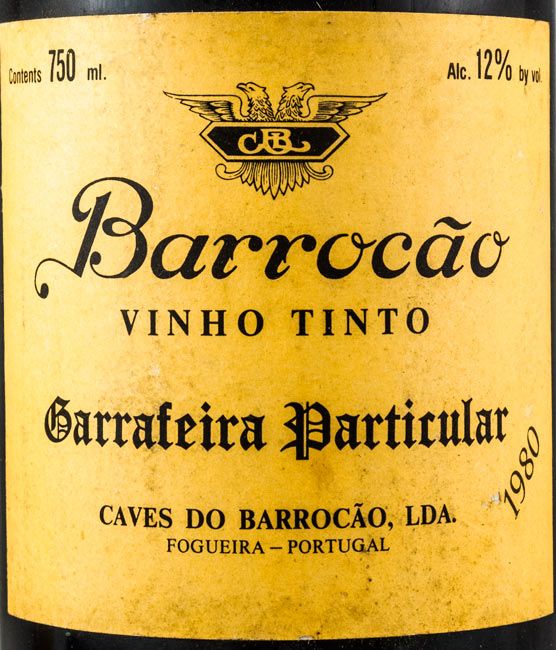 1980 Barrocão Garrafeira Particular tinto
