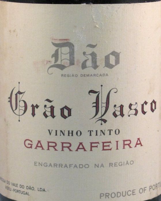 1975 Grão Vasco Garrafeira red