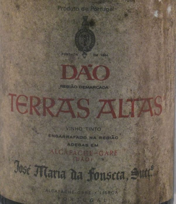 1969 José Maria da Fonseca Dão Terras Altas tinto