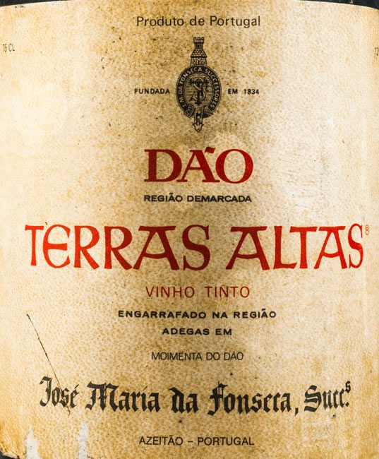 1978 José Maria da Fonseca Dão Terras Altas red