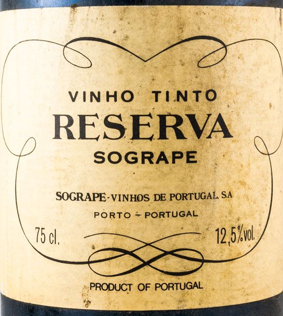 1981 Sogrape Reserva tinto
