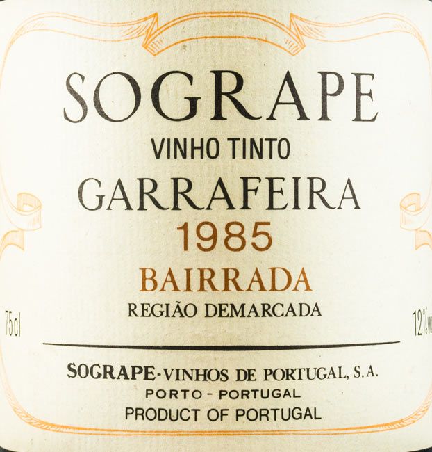 1985 Sogrape Garrafeira tinto