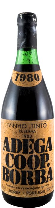 1980 Borba Reserva red (cork label)