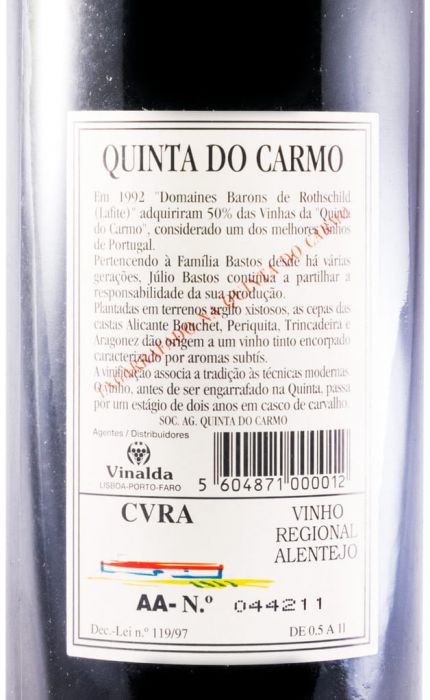 1995 Quinta do Carmo red