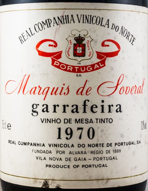 1970 Marquês de Soveral Garrafeira tinto