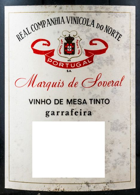 1977 Marquês de Soveral Garrafeira tinto