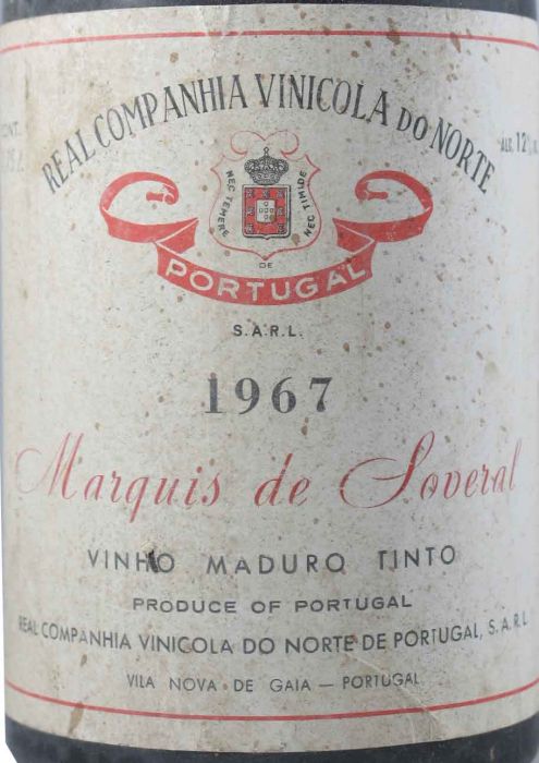 1967 Marquis de Soveral Garrafeira tinto
