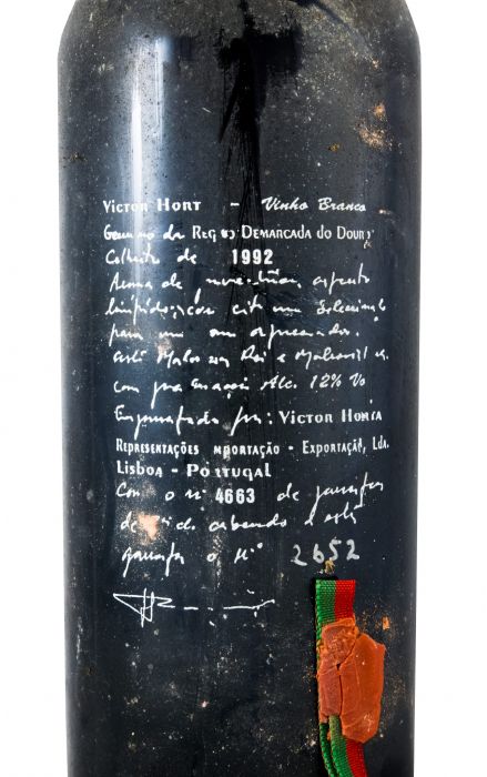1992 Victor Horta white (pyrographed bottle)