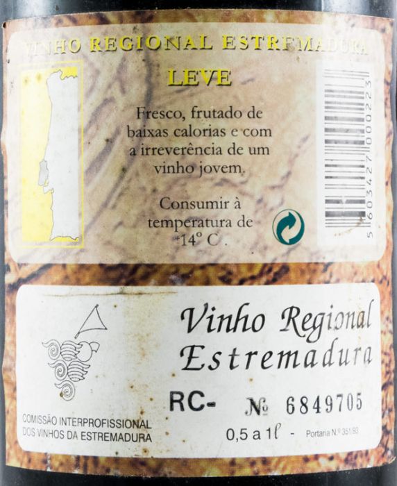 1999 Adega Cooperativa São Mamede da Ventoza Arieno red