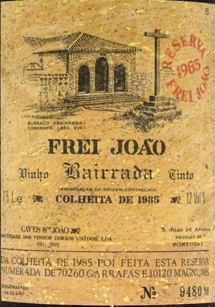 1985 Frei João Reserva tinto 1,5L