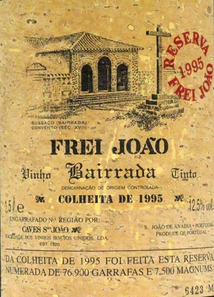 1995 Frei João Reserva tinto 1,5L