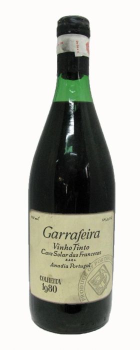 1980 Solar Francesas Garrafeira tinto