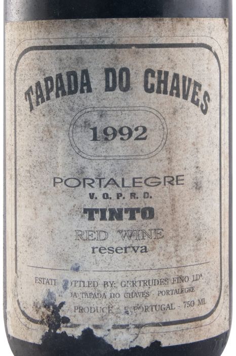 1992 Tapada do Chaves Reserva red
