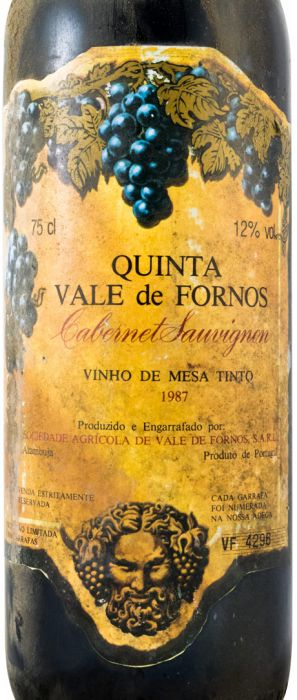1987 Quinta Vale de Fornos Cabernet Sauvignon tinto