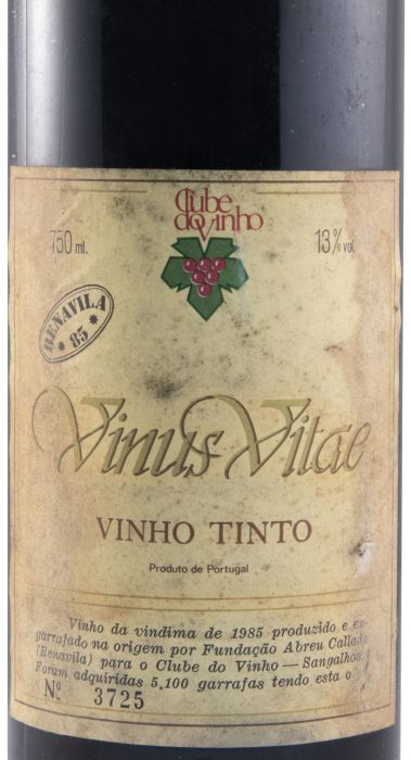 1985 Vinus Vitae Benavila tinto