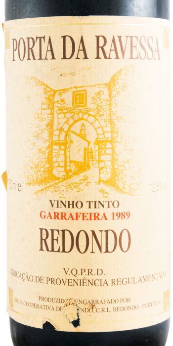 1989 Porta da Ravessa Garrafeira red