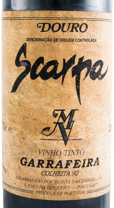 1992 Scarpa Garrafeira tinto