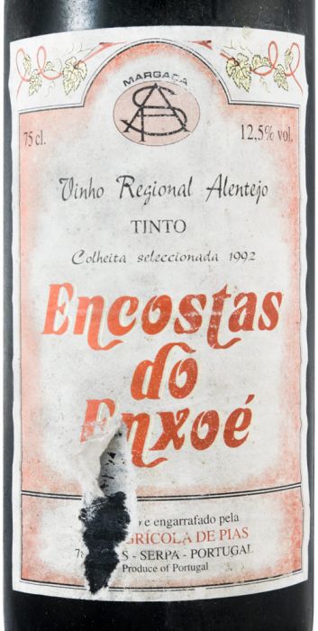 エンコスタス・エンシュエ・選んだ収穫・赤 1992年