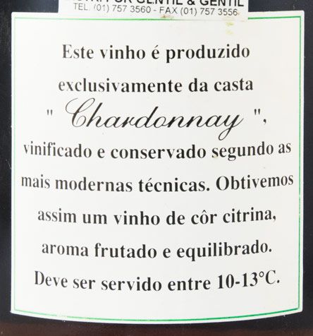 1993 Fiuza Chardonnay branco