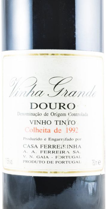 1992 Casa Ferreirinha Vinha Grande red