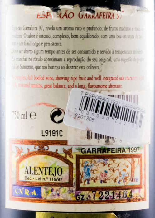 1997 Herdade do Esporão Garrafeira tinto