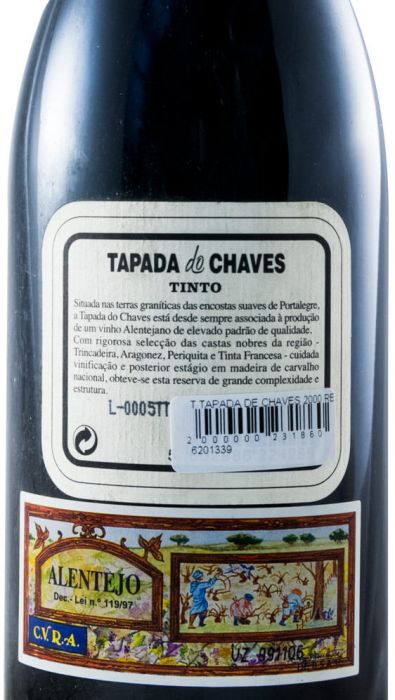 2000 Tapada do Chaves Reserva red