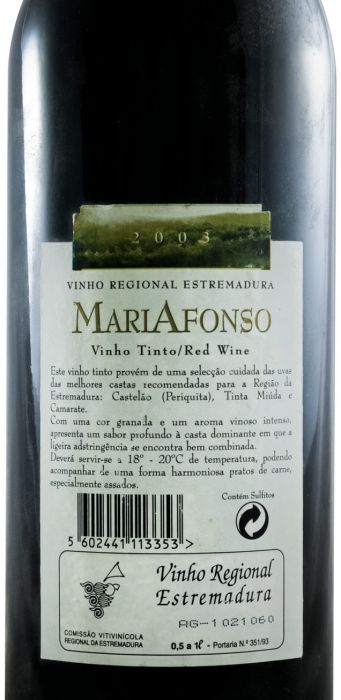 2003 Maria Afonso red