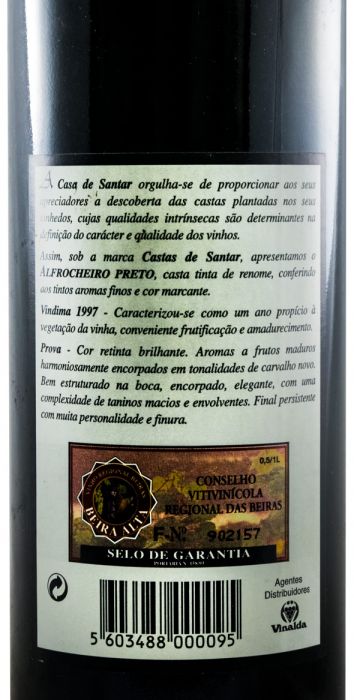 1997 Castas de Santar Alfrocheiro Preto tinto