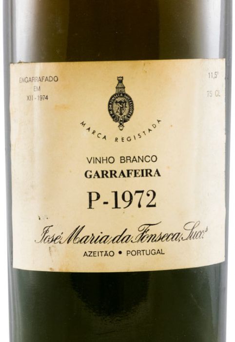 1972 José Maria da Fonseca P Garrafeira branco