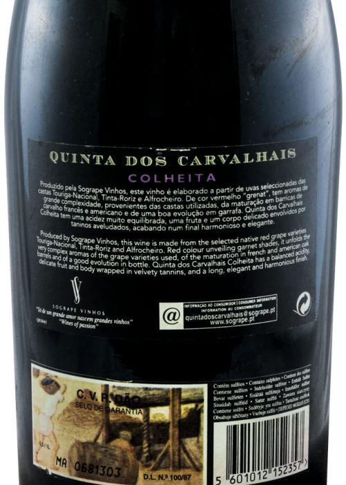 2002 Quinta dos Carvalhais tinto
