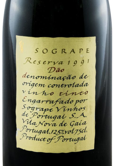 1991 Sogrape Reserva tinto