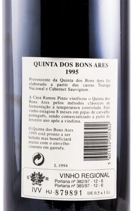 1995 Quinta dos Bons Ares tinto