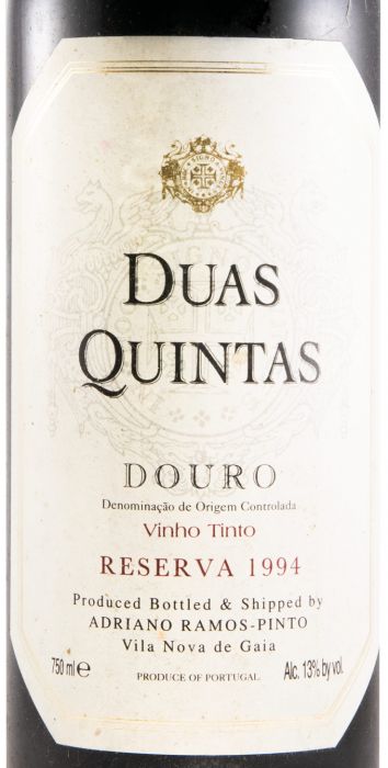 1994 Duas Quintas Reserva red
