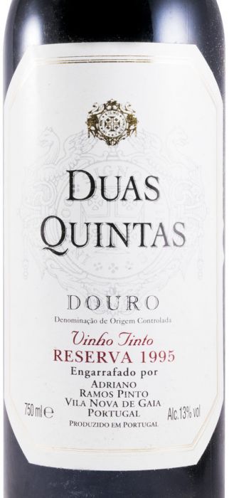 1995 Duas Quintas Reserva red