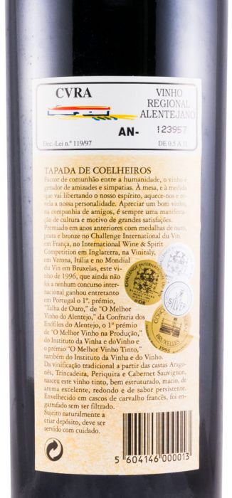 1996 Tapada de Coelheiros red