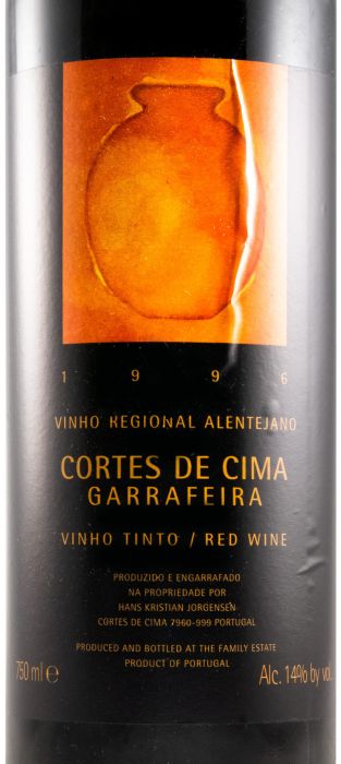 1996 Cortes de Cima Garrafeira red